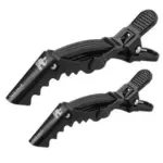 PINZA IN PLASTICA SEPARA-MECHES x6 NERA 9cm