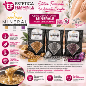 Cera depilatoria brasiliana a pastiglie minerale senza strisce
