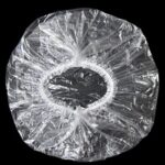 Cuffia monouso in pvc trasparente