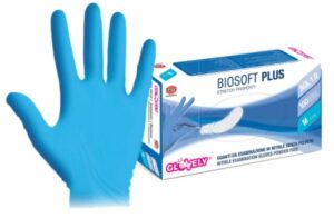 Guanti monouso in nitrile senza polvere Biosoft