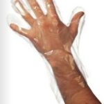 Guanti monouso in polietilene trasparenti