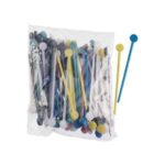 SPUNTONI FERMA BIGODINO conf. da 20 pz 4 GLICINE/2 VERDI/2 MARRONI/2 BIANCHI