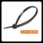 FASCETTE PER CAPELLI 100PZ NERE