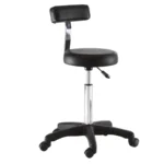 SGABELLO SMART BLACK CON SCHIENALE