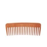 Pettine afro antistatico in legno