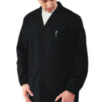 CAMICE SLIM DA LAVORO NERO 0025 2 PZ S/ 1 PZ XS