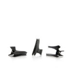 PINZA IN PLASTICA SATINATA NERA CONF. 12 pz