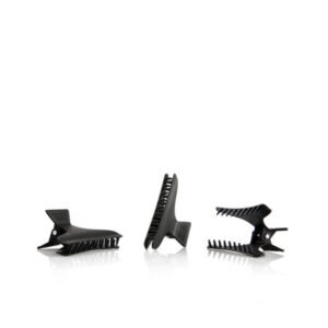 PINZA IN PLASTICA SATINATA NERA CONF. 12 pz