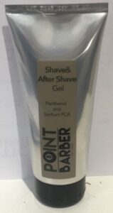 gel shave after shave point barber