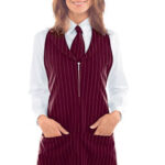 GREMBIULE ZIP GESSATO BORDEAUX U