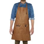 GREMBIULE MASCUL PU LEATHER APRON BARBURYS