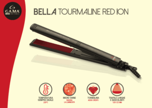 piastra gama tourmaline red ion