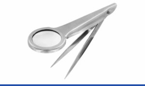 pinzetta lente ingrandimento