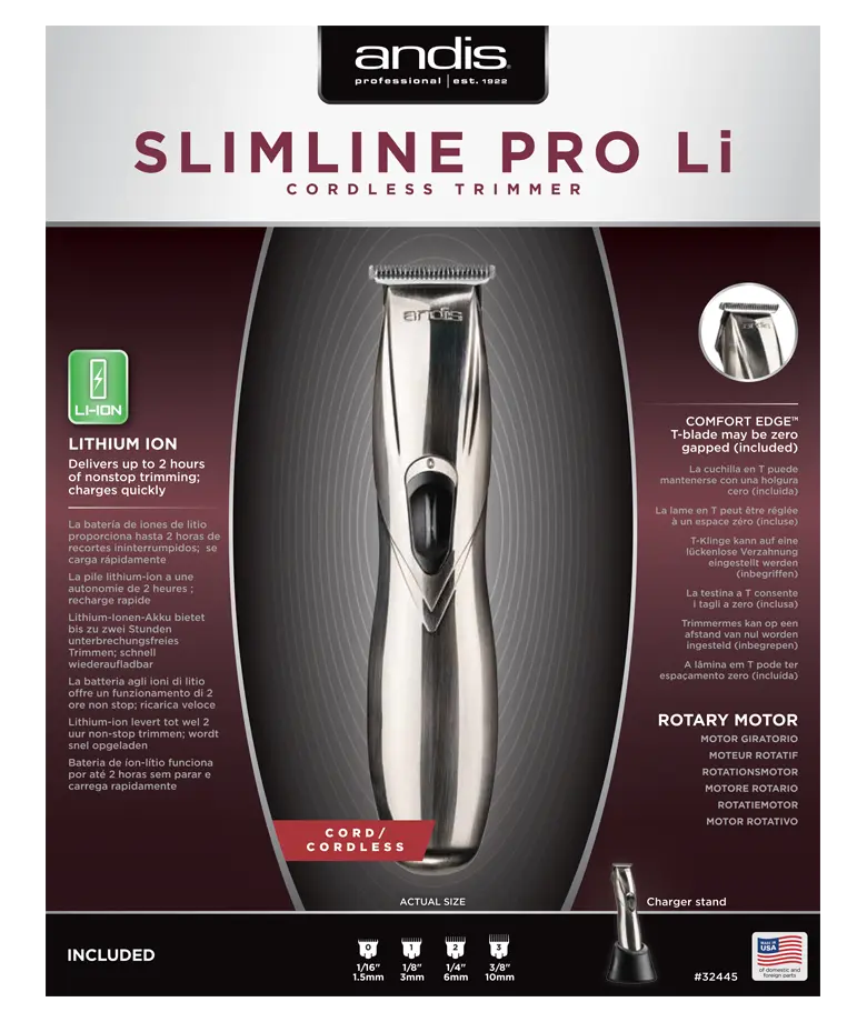 TAGLIACAPELLI PROFESSIONALE SLIMLINE PRO LITIO ANDIS