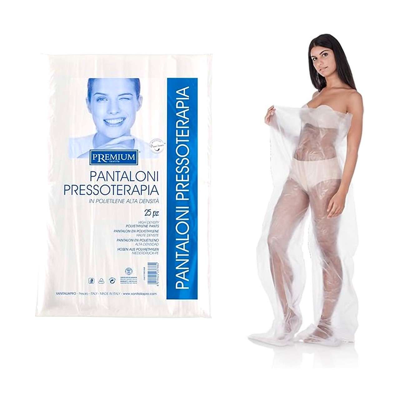 PANTALONI PRESSOTERAPIA IN POLIETILENE 25 PZ
